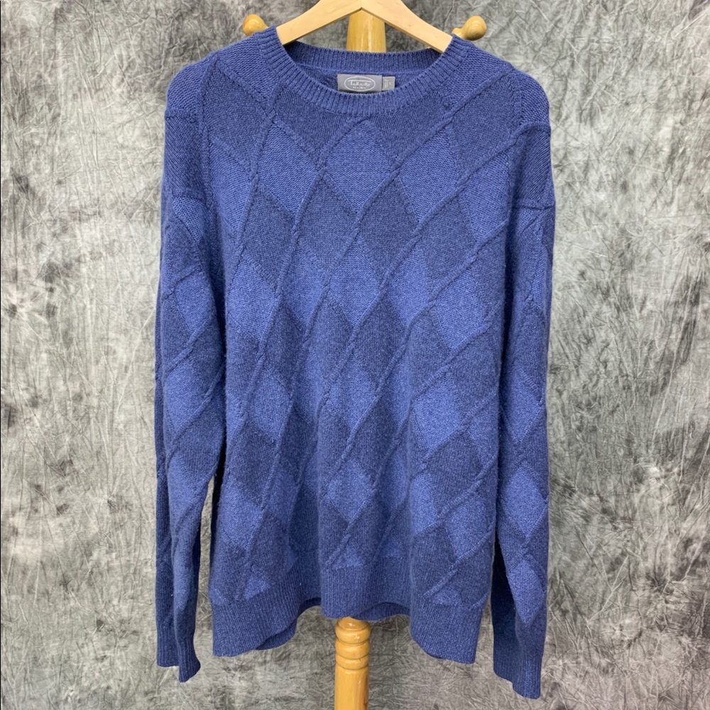 Talbots Men’s 100% Cashmere Crewneck Sweater Sz L